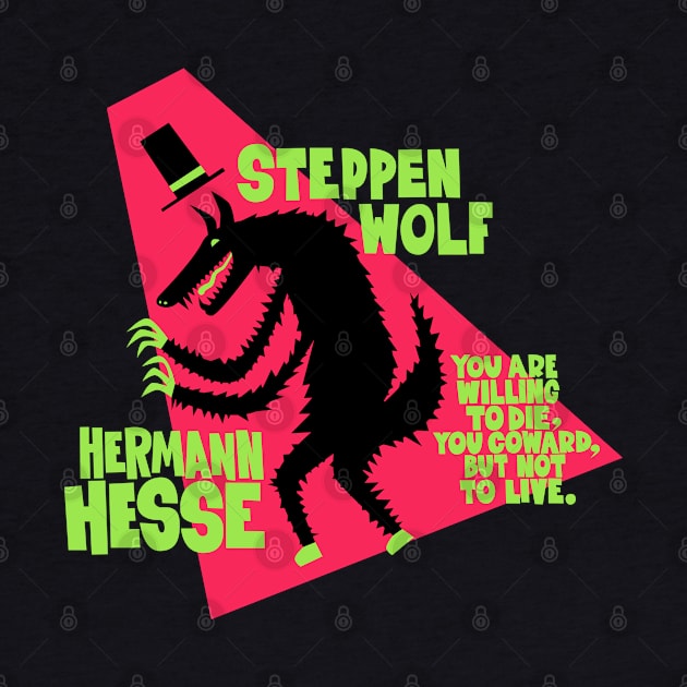 Hermann Hesse - Steppenwolf Illustration by Boogosh